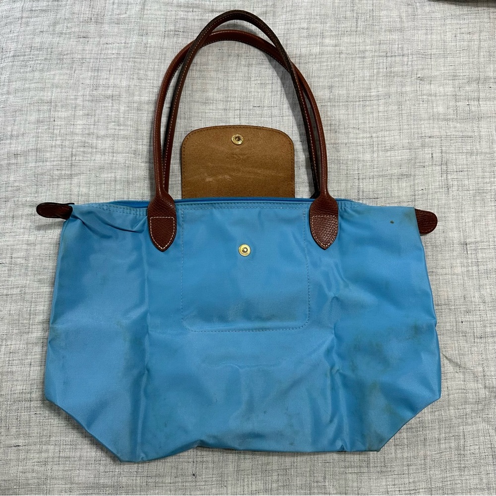 Longchamp Le Pliage Medium Blue bag